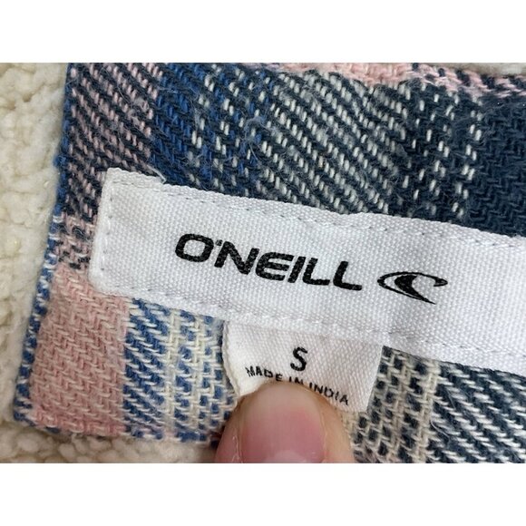 O’Neill Sherpa Lined Flannel Shirt Jacket Size S - Picture 7 of 10